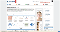 Desktop Screenshot of cyprusplasticsurgery.com